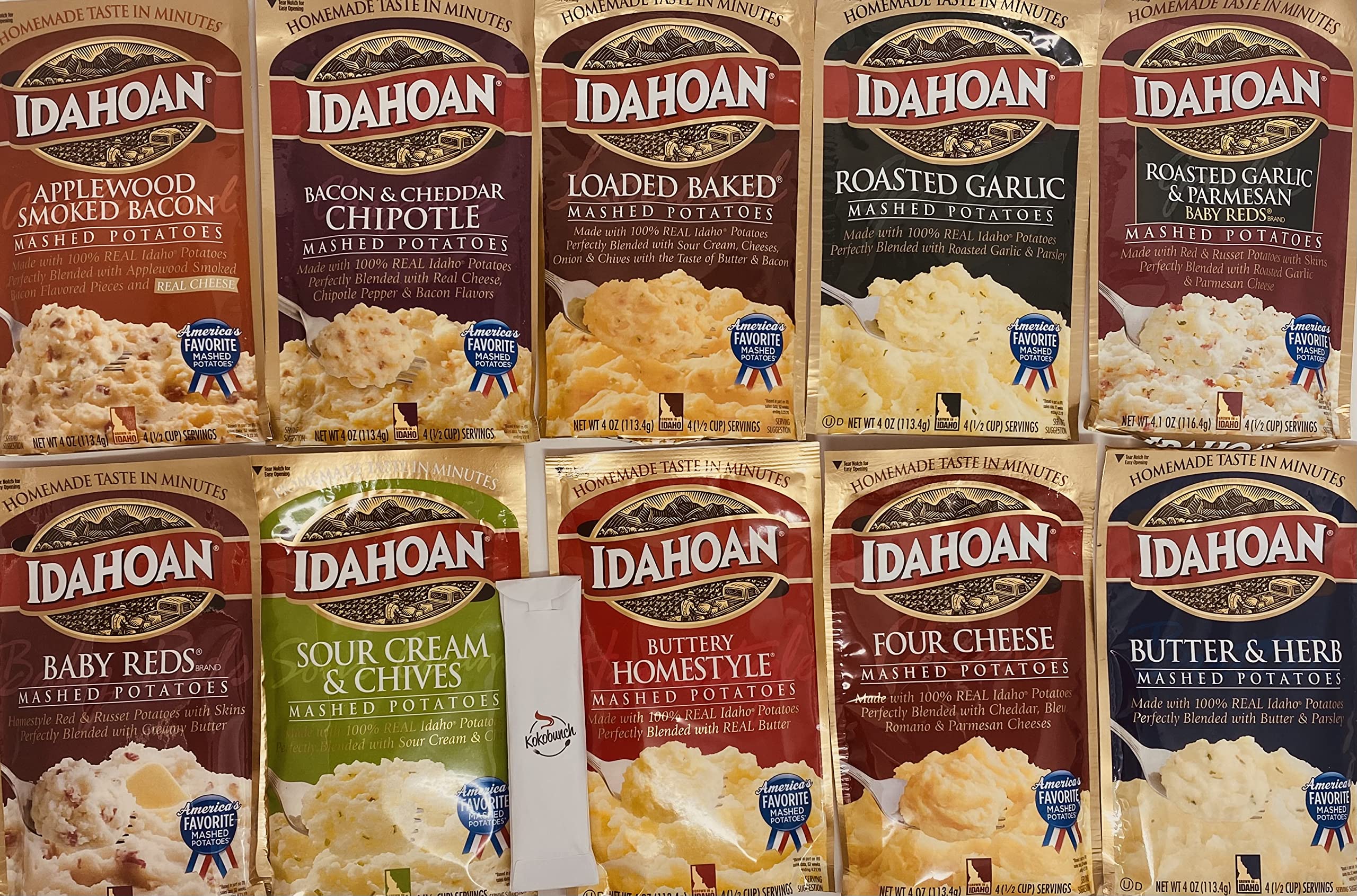 Buy Idahoan Mashed Potato Variety Pack With Kokobunch Kit Applewood