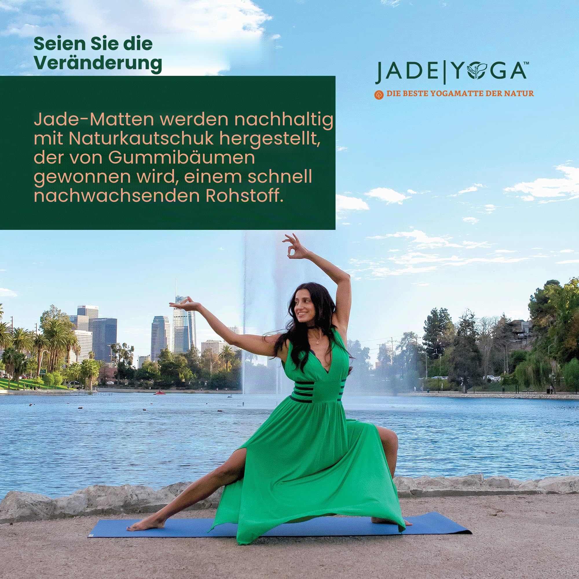 Jade Yoga Voyager Yogamatte, 1,6 mm