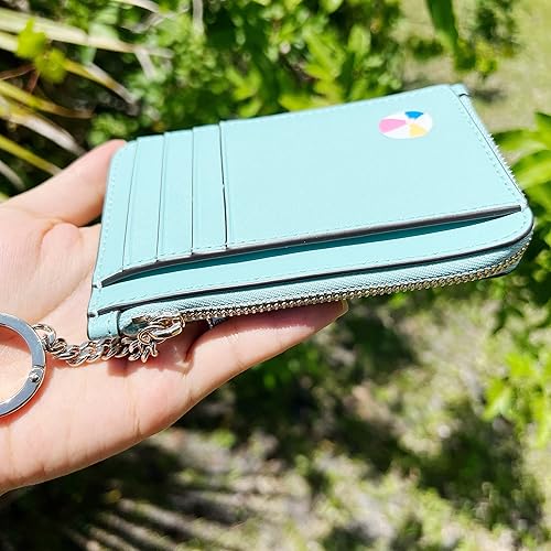 Miniatura 4 de Kate Spade Float - Llavero mediano con cremallera en L y tarjetero para piscina, junto a la piscina, Junto a la piscina, Llavero con cremallera en L