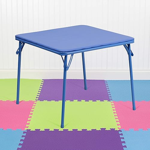 BizChair Mesa plegable azul infantil guardería aula