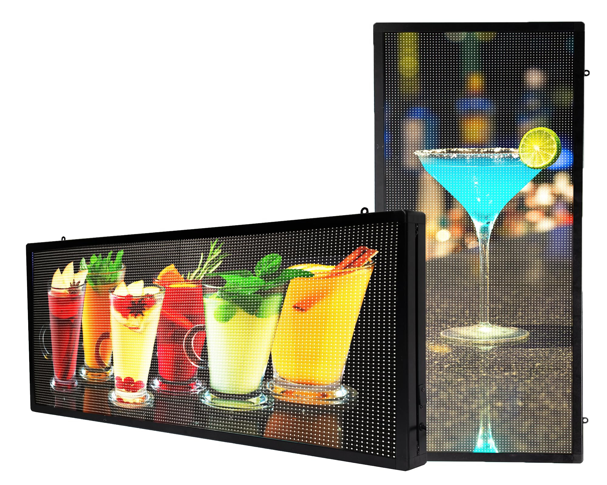 Amazon.com : P6 Programmable LED Sign 40x17 Inch Support Images