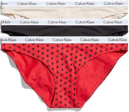 Calvin Klein - Calzones de algodón de corte bikini para mujer