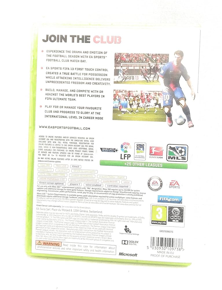 (未使用･未開封品)　FIFA 13 ワールドクラス サッカー(特典なし) - Xbox360 60wa65s Amazon.com: FIFA 13 (Xbox 360) : Video Games