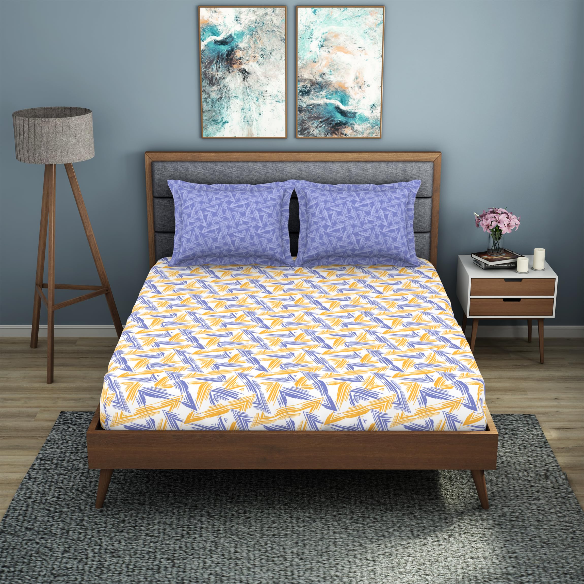 See full amazon price history chart for Welspun 200 TC Polycotton Bedsheet for Double Bed with 2 Pillow Cover |Super Soft Queen Size bedsheet for Diwali Gifting (Gift Box Packaging) | (90 X 100 Inch) - Geometric Violet Welspun 200 TC Polycotton Bedsheet for Double Bed with 2 Pillow Cover |Super Soft Queen Size bedsheet for Diwali Gifting (Gift Box Packaging) | (90 X 100 Inch) - Geometric Violet (B0DC6HP8NX) Amazon Price History, Amazon Price Tracker