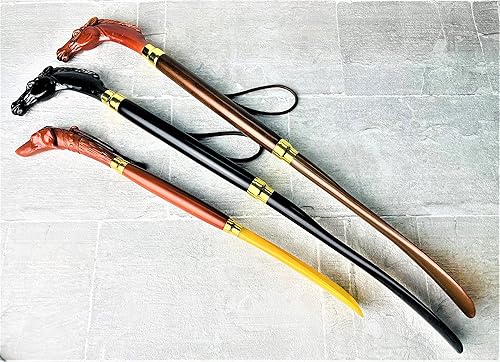 Miniatura 4 de Cuerno de zapato de mango largo para personas mayores fabricado en Japón 22.64 pulgadas 17.32 pulgadas diseño elegante (cuerno de zapato de mango