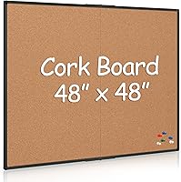 Vista 14 de Board2by Tablero de anuncios de corcho de 20 x 30, tablero de corcho con marco de aluminio negro, tablero de oficina para corcho de pared, tablero