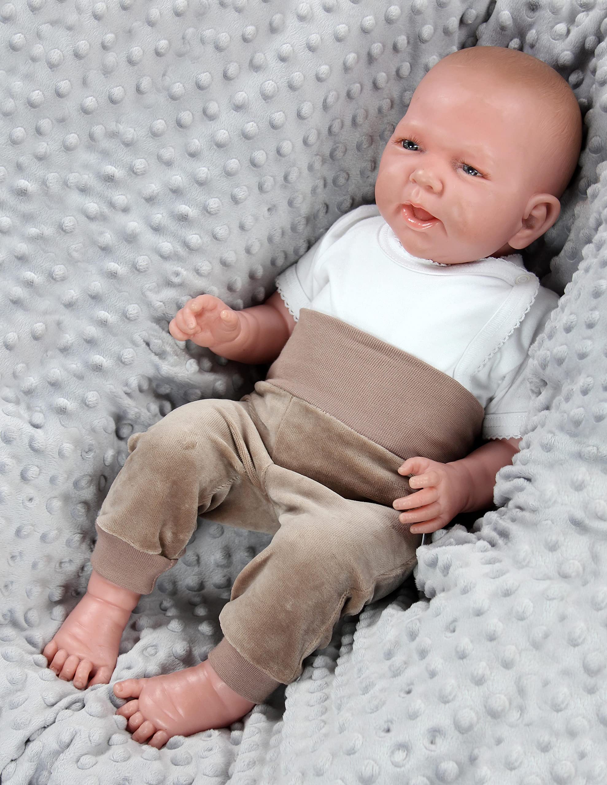 TupTam Pantalon Bébé Garçon Hiver 3 Pièces – Pantalon Bébé Doux et Chaud avec Taille Élastique