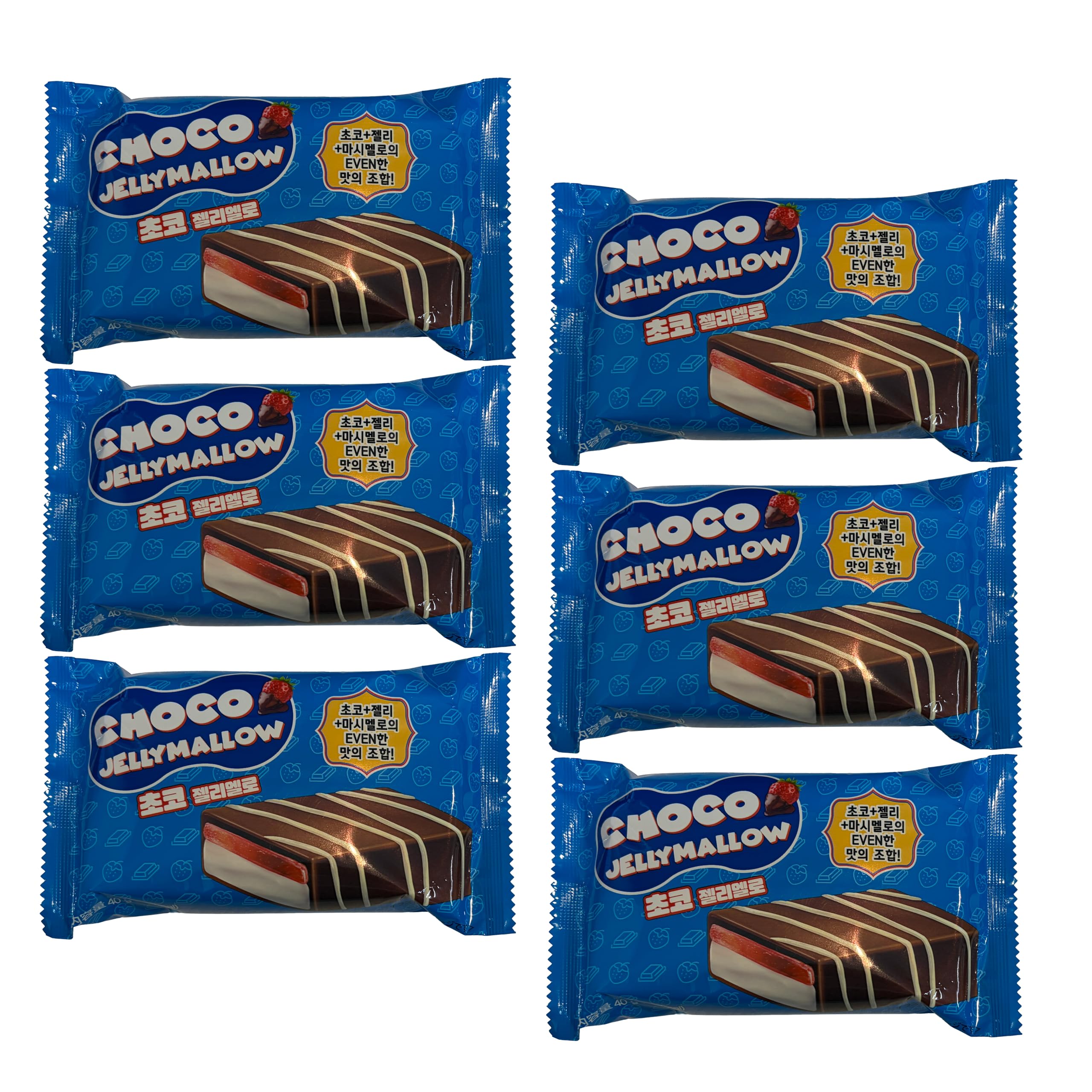 Amazon.co.jp: 韓国発 新感覚デザート チョコゼリーマロ 40g×6個