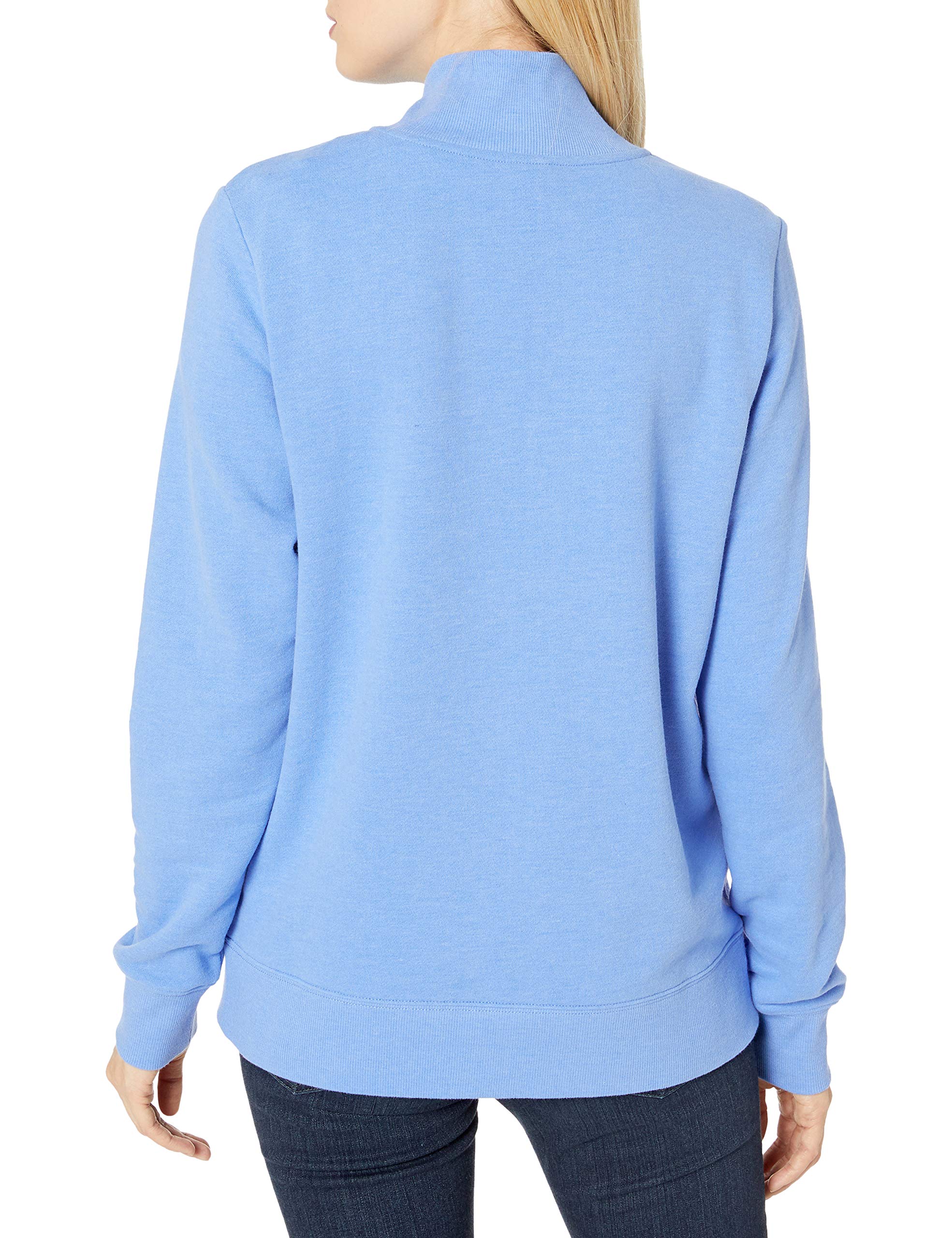 Amazon Essentials Maglione a Maniche Lunghe in Pile con Cerniera a un Quarto (Disponibile in Taglie Forti) Donna