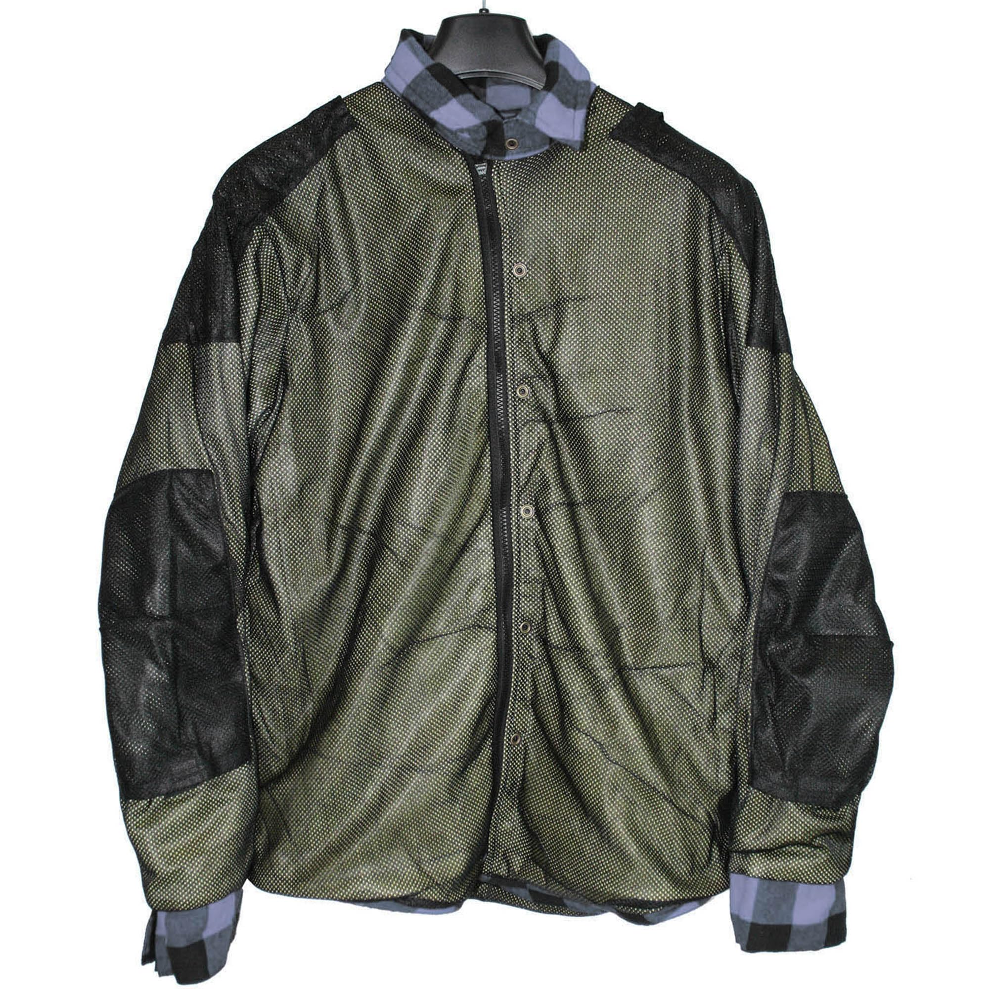 BULLDT Motorradhemd Herren mit abnehmbare CE-Protektoren - Klassisch 100% Baumwolle Holzfäller Flanellhemd - Biker Motorradjacke Hergestellt mit Aramid-Kevlar-Futter - Mit Schutz (EN 1621-1)