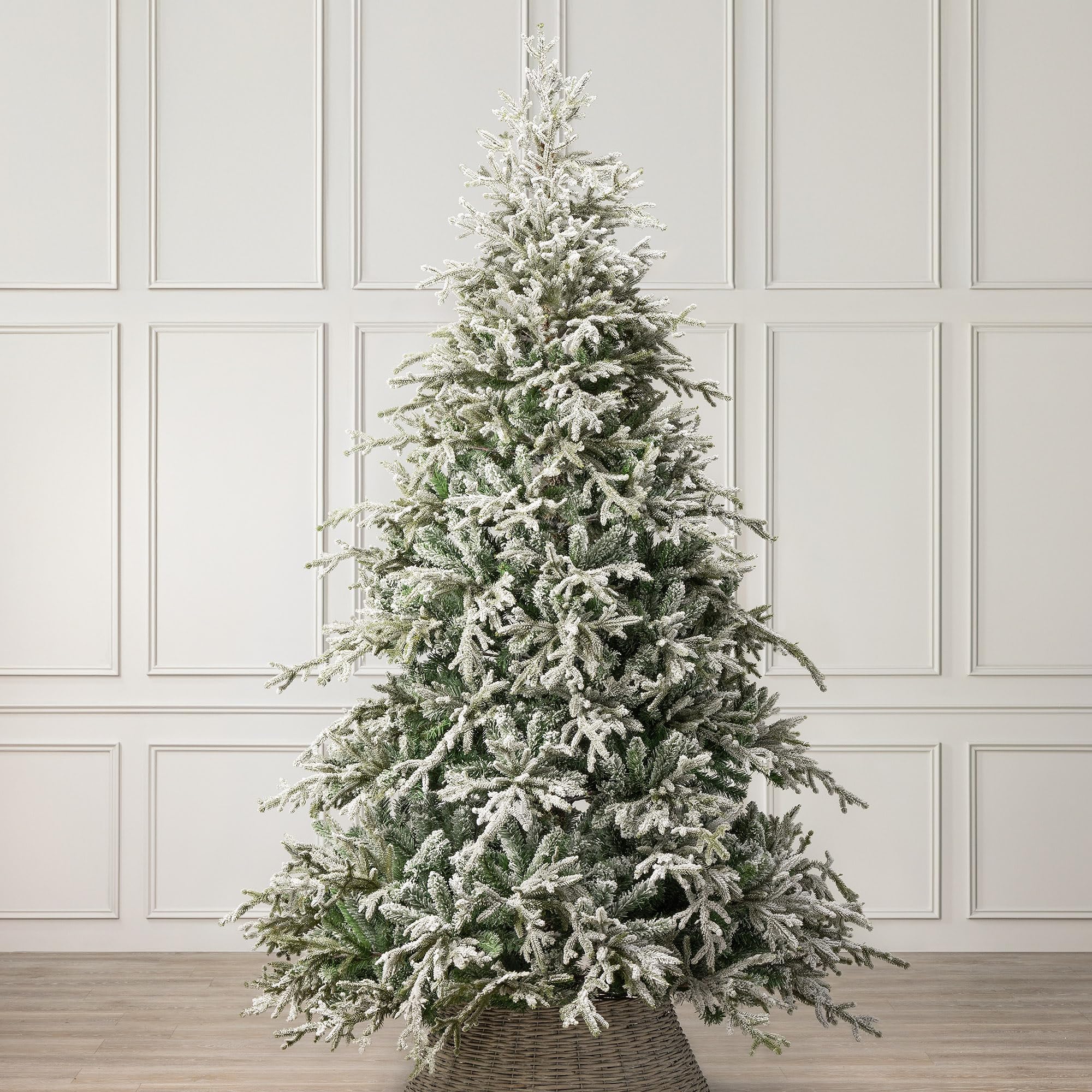 Christow Verbier Fir Flocked Christmas Tree