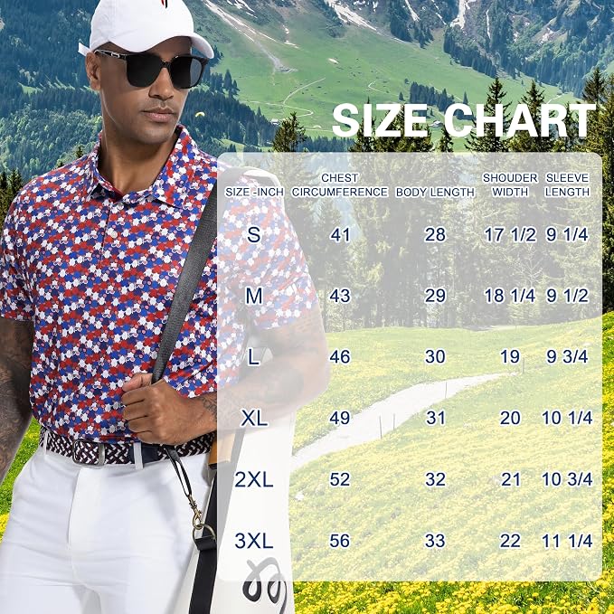 Polo para hombre manga corta dry fit miniatura 8