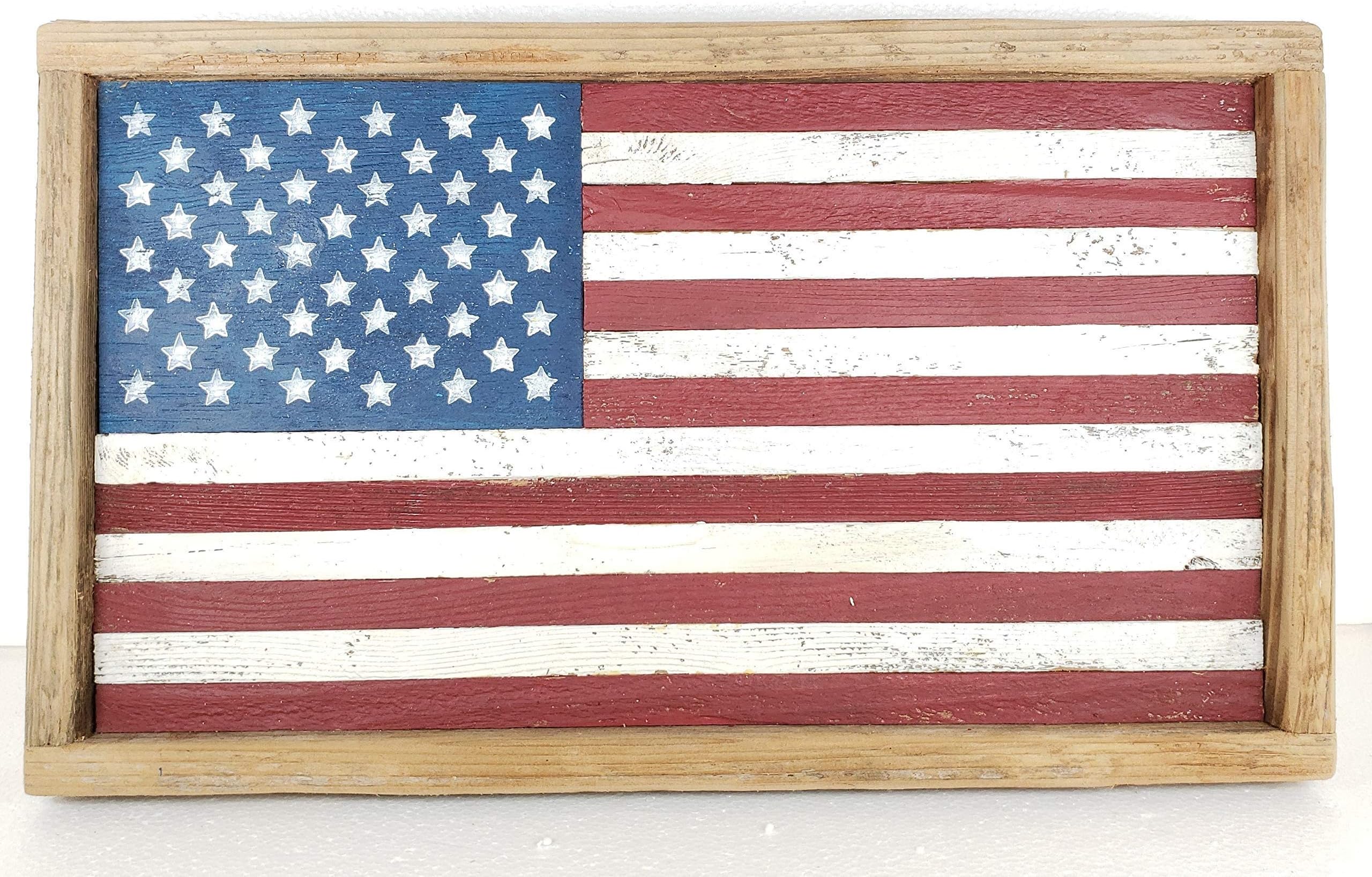 Barn Wood America Flag (Small)
