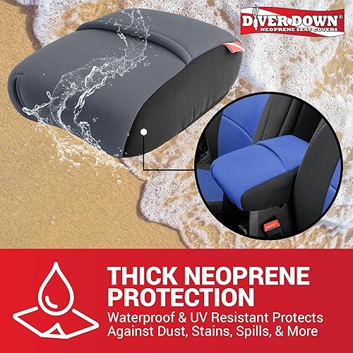 Miniatura 3 de Diver Down Funda de neopreno para consola central  Se adapta a Jeep Wrangler JL y Gladiator JT 2018-2023  Funda de consola Jeep  No te quema el codo