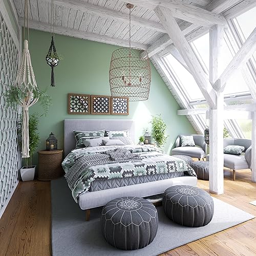 Miniatura 8 de Kenroy Home 93653TN Hollis Colgante de 3 luces, cuerda marrón