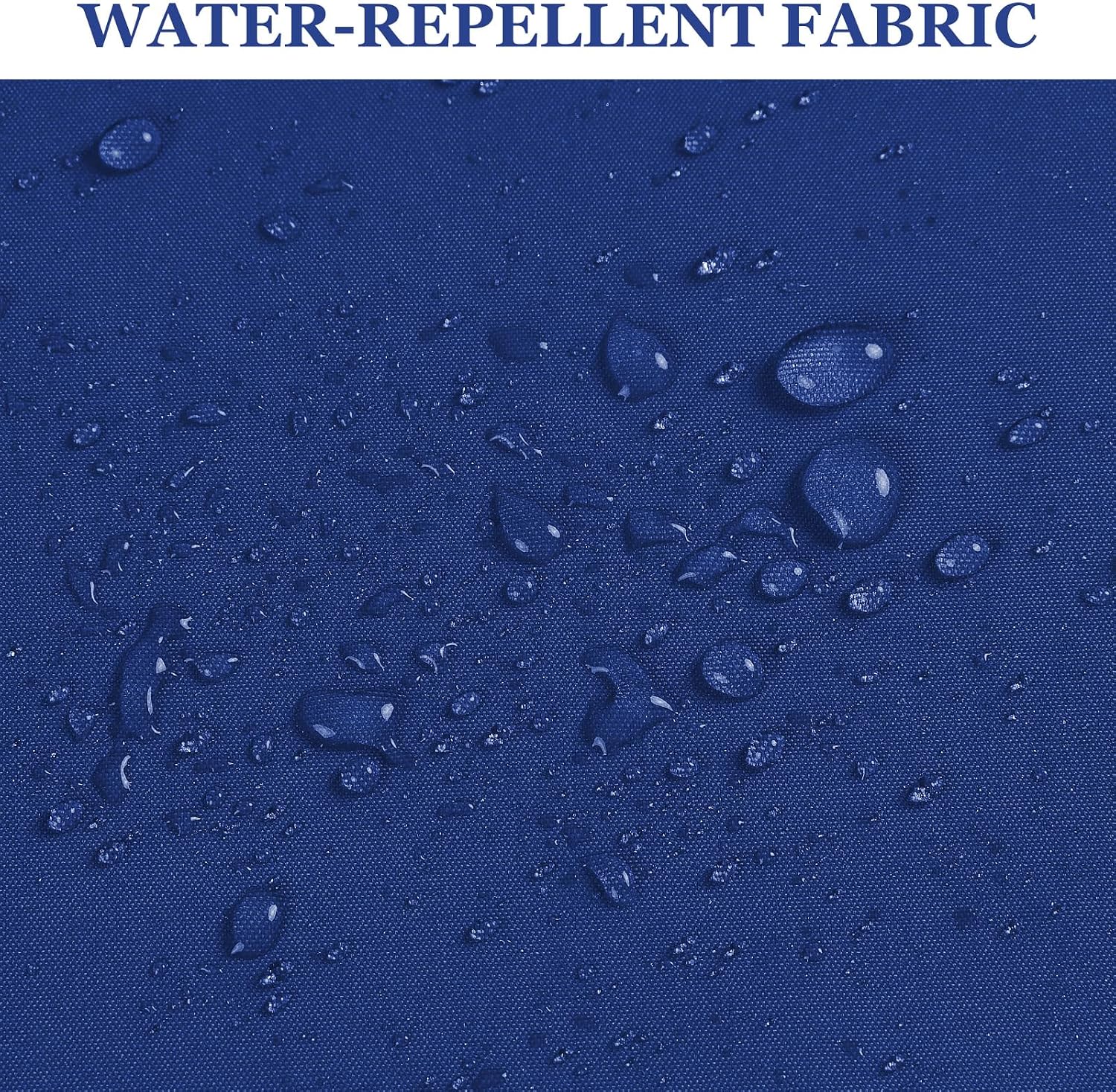 Konelia Waterproof Canvas Fabric by The Yard, 150D 58" W Soft Outdoor Upholstery Material Fabric Water Resistant Fabric for Sewing Patio Cushion Bag Interior, 3 Yard Royal Blue
