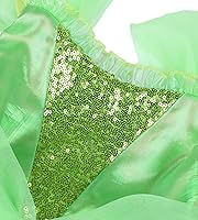 Vista 3 de Princess Tinker Bell Halloween Costume for Girls, Birthday Party Fairy Dress Up, Special Occasion Dress with Wings