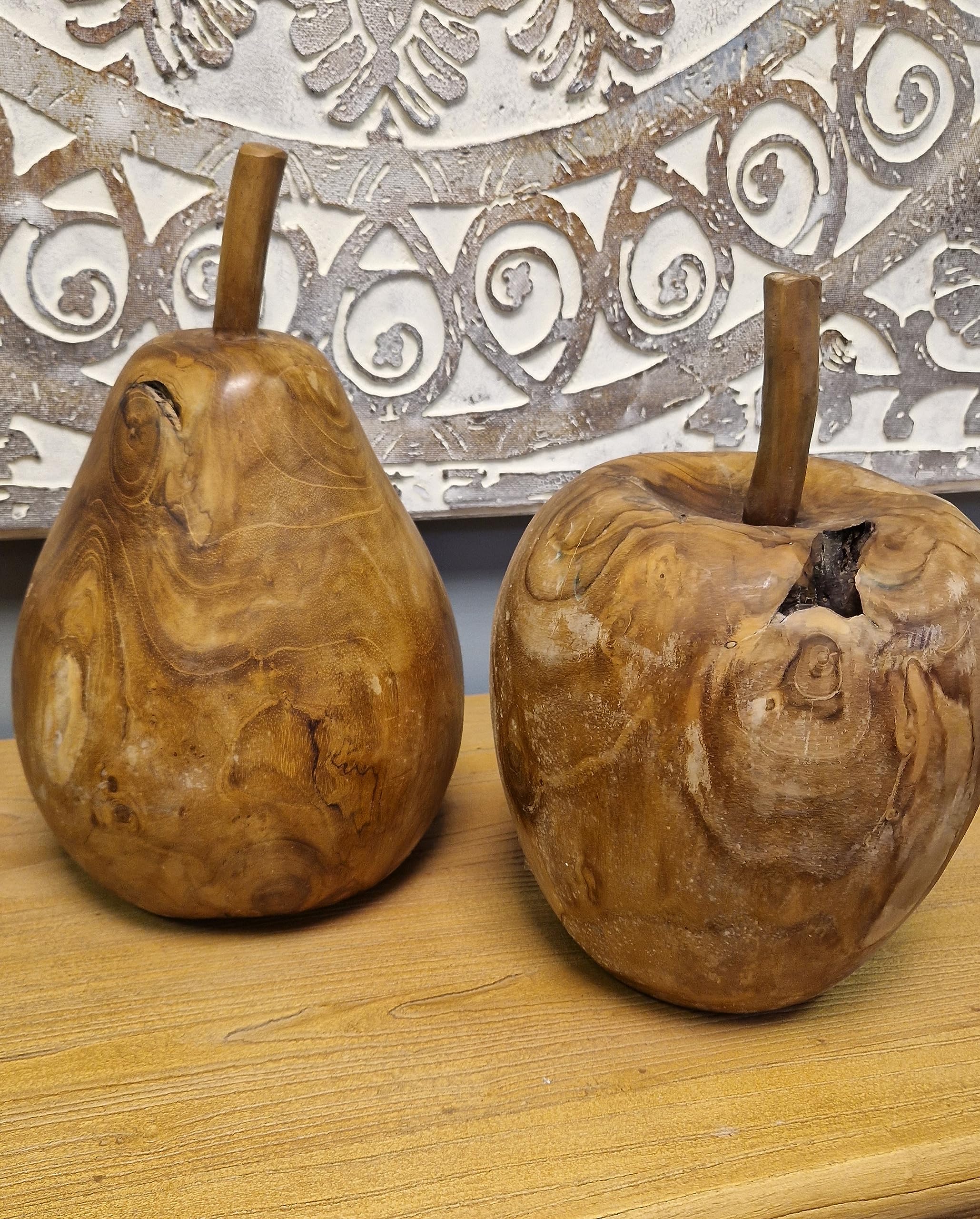 Sustainable Furniture Brown Uk Ltd - 25Cm-30Cm Reclaimed Teak Root Apple Artifact