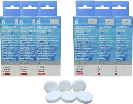 6X Bosch Siemens Pastillas descalcificadoras Descalcificador Tassimo BSH  310967 311555 : Amazon.es: Hogar y cocina