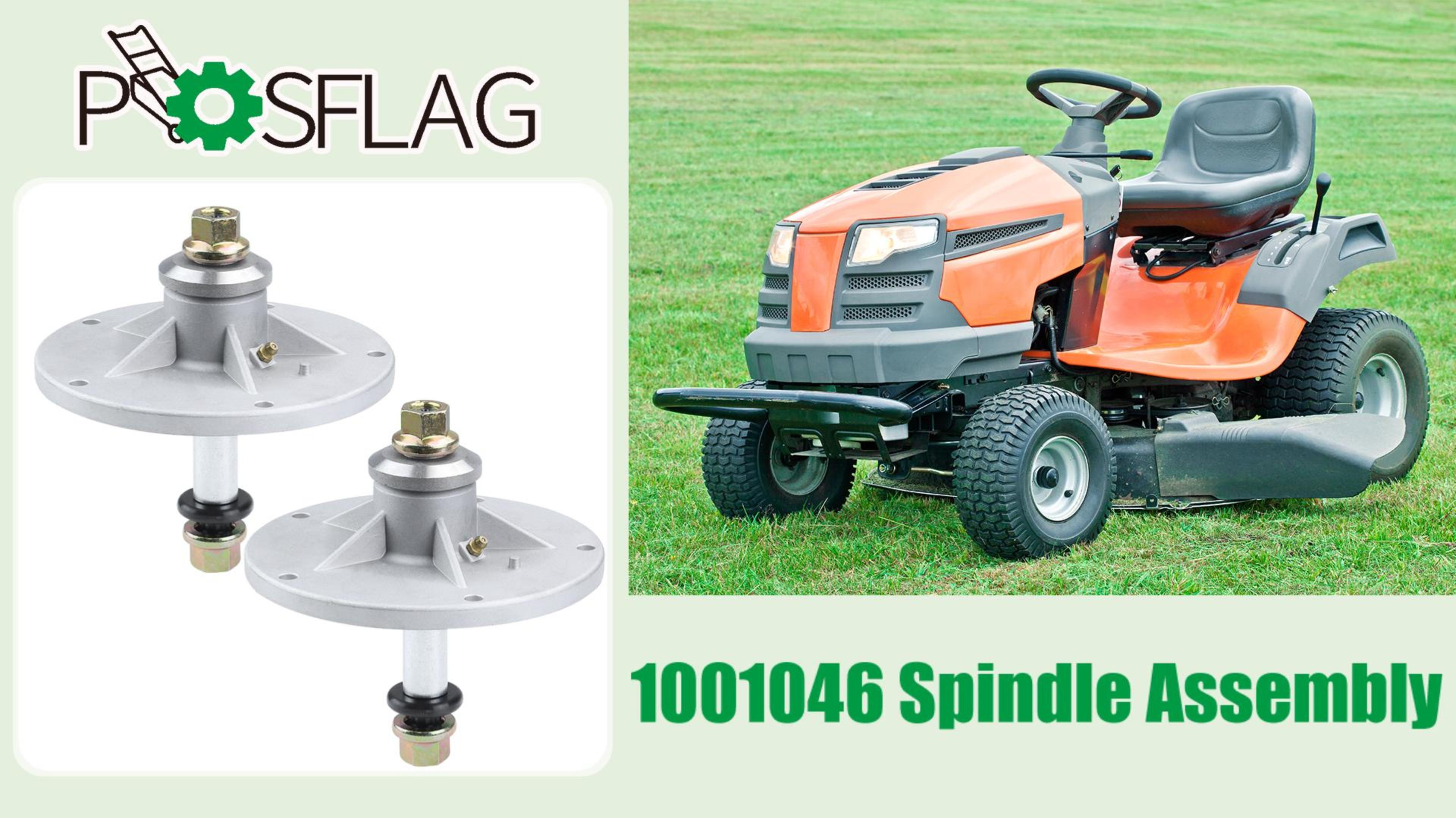 Amazon.com : POSFLAG 2 Pack 1001046 Spindle Assembly Replaces