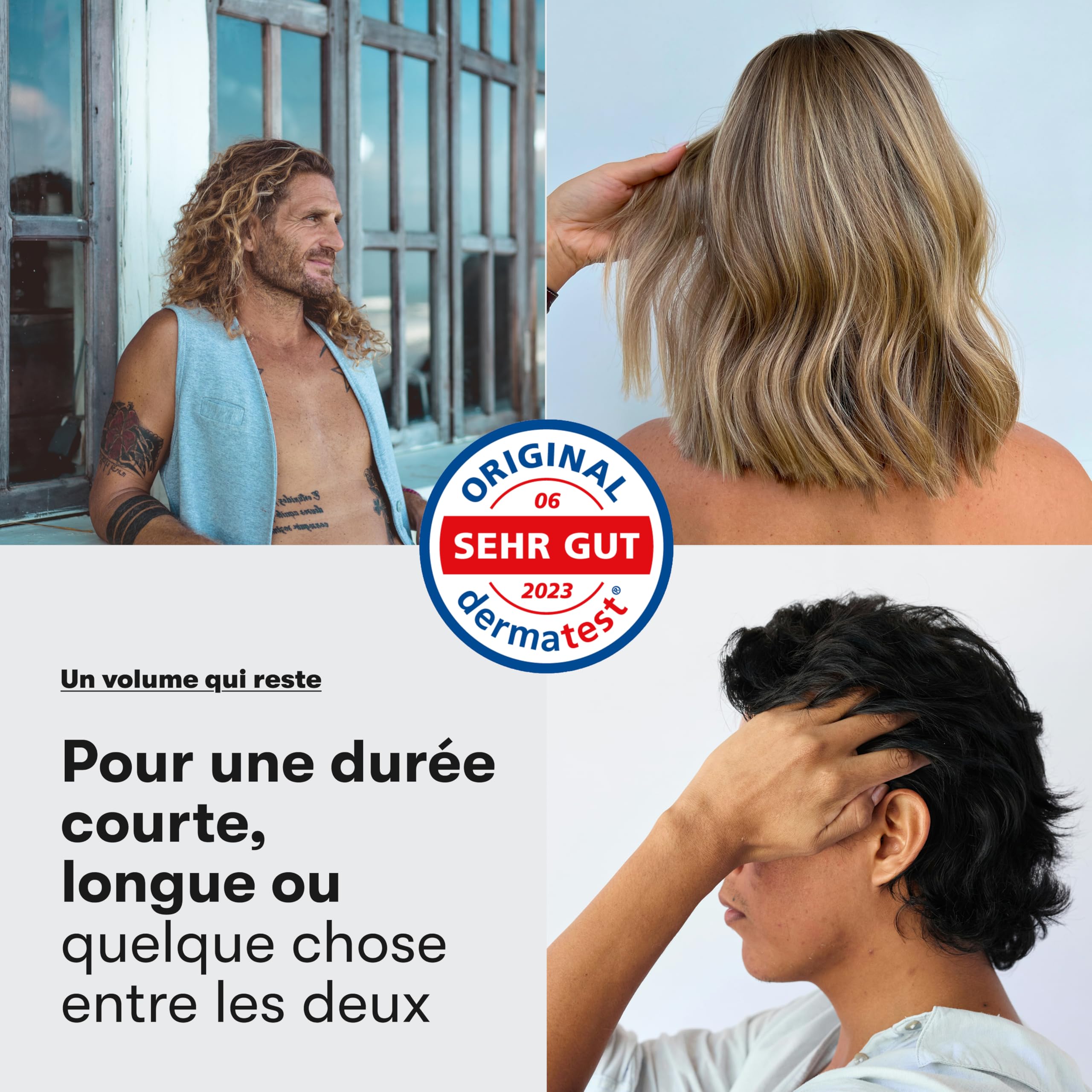 O.C. Haircare Sea Salt Spray - 200 ml - Spray au sel de mer pour cheveux - Booster de volume pour une sensation de cheveux plus complète avec une forte tenue - 100% végétalien et fabriqué en