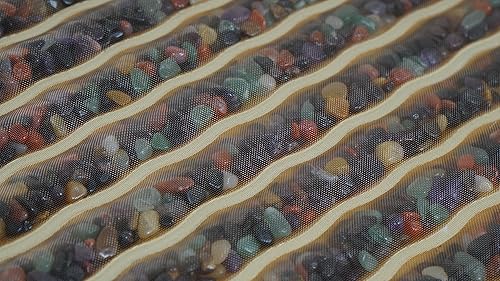 Miniatura 3 de Alfombrilla de amatista infrarroja - Individual 75 x 39 pulgadas (74.8 x 39.4 in) - 86-158F (86.0-158.0 F) Almohadilla térmica FIR - Cristales