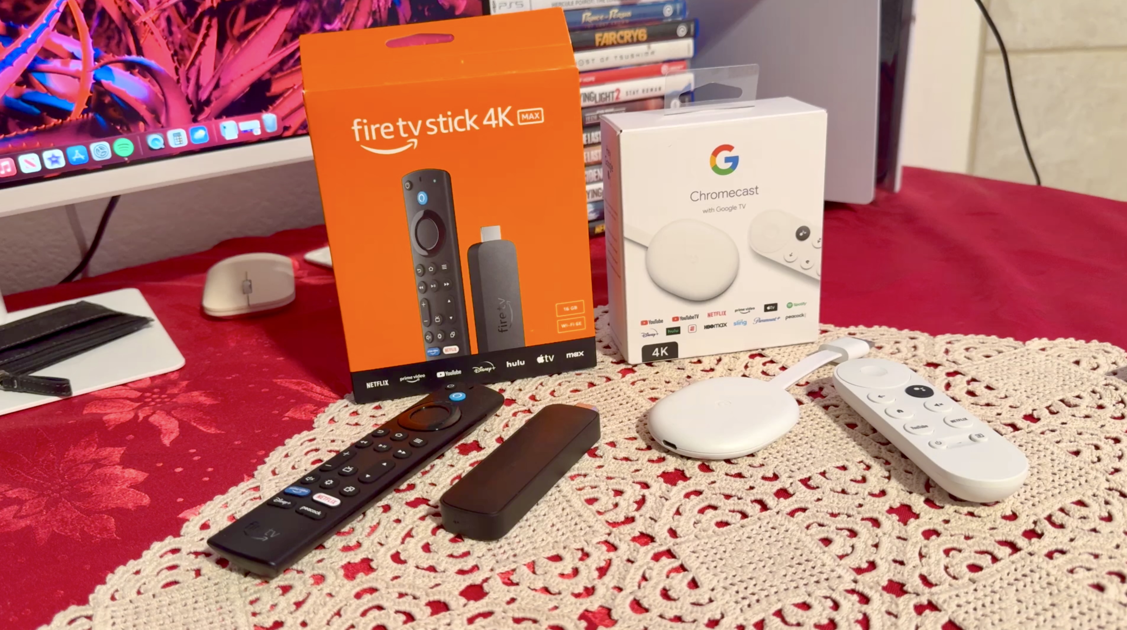 Watch Fire TV Stick 4K Max VS Chromecast With Google TV 4K on