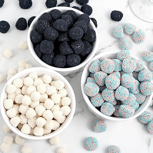 Miniatura 3 de Burbujas de champán, gomitas de caramelo blanco, sin alcohol, The Hampton Popcorn & Candy Company, bolsa de 2.2 libras (blanco - burbujas de champán)