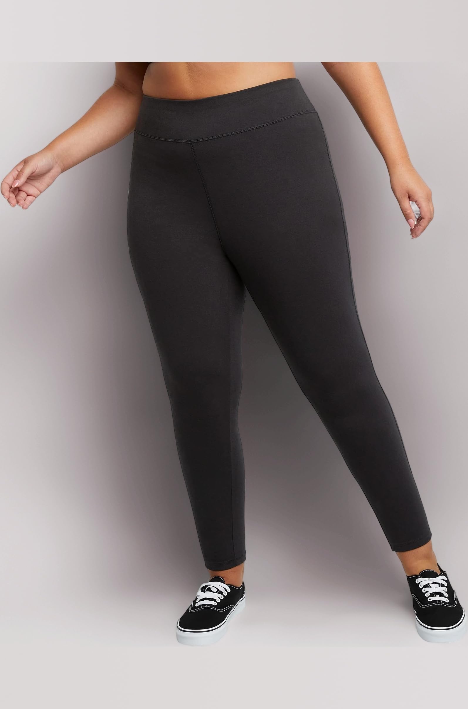 Women's Plus-Size Stretch Jersey Legging