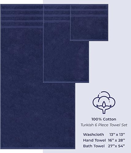 Miniatura 417 de American Soft Linen - Juego de 4 toallas de baño, 100% de algodón turco de 27 x 54 pulgadas, toallas de baño extragrandes, toallas para ducha