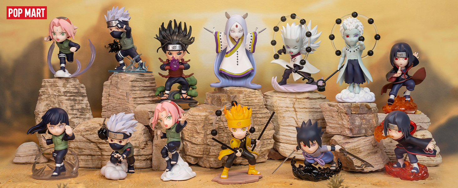 Amazon.com: POP MART Naruto Ninkai Taisen Series Figures, Blind