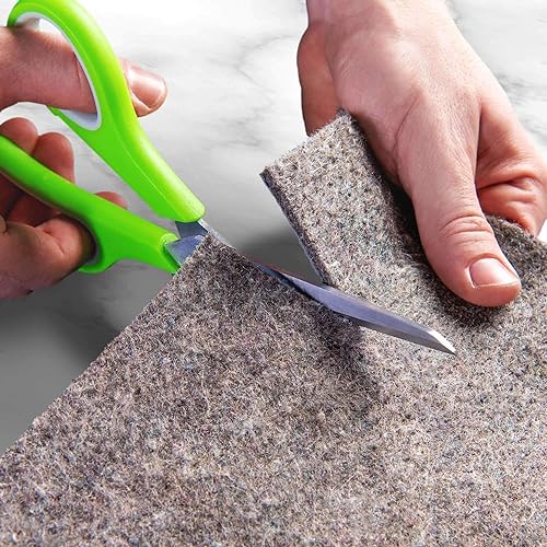 Miniatura 32 de Unique Loom Uni-Luxe - Almohadilla antideslizante de doble superficie, de fieltro y goma, 1/4 pulgadas de grosor (12 pies x 15 pies)