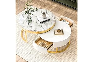 Stylish Marble Round Coffee Table: A Touch of Modern Elegance for Your Abode