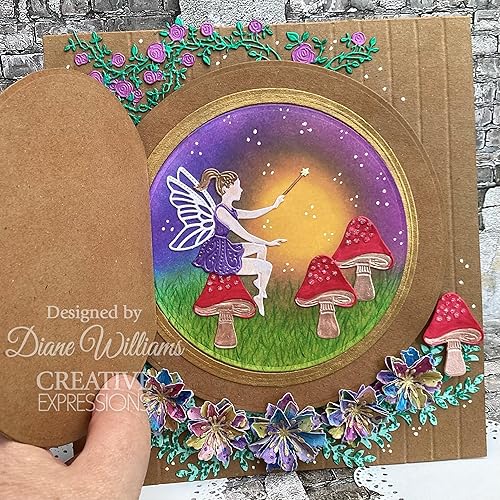 Miniatura 3 de Jamie Rodgers Fairy Wishes-Moonlit Phoebe Craft Troquel de metal, 2.7 pulgadas x 2.5 pulgadas