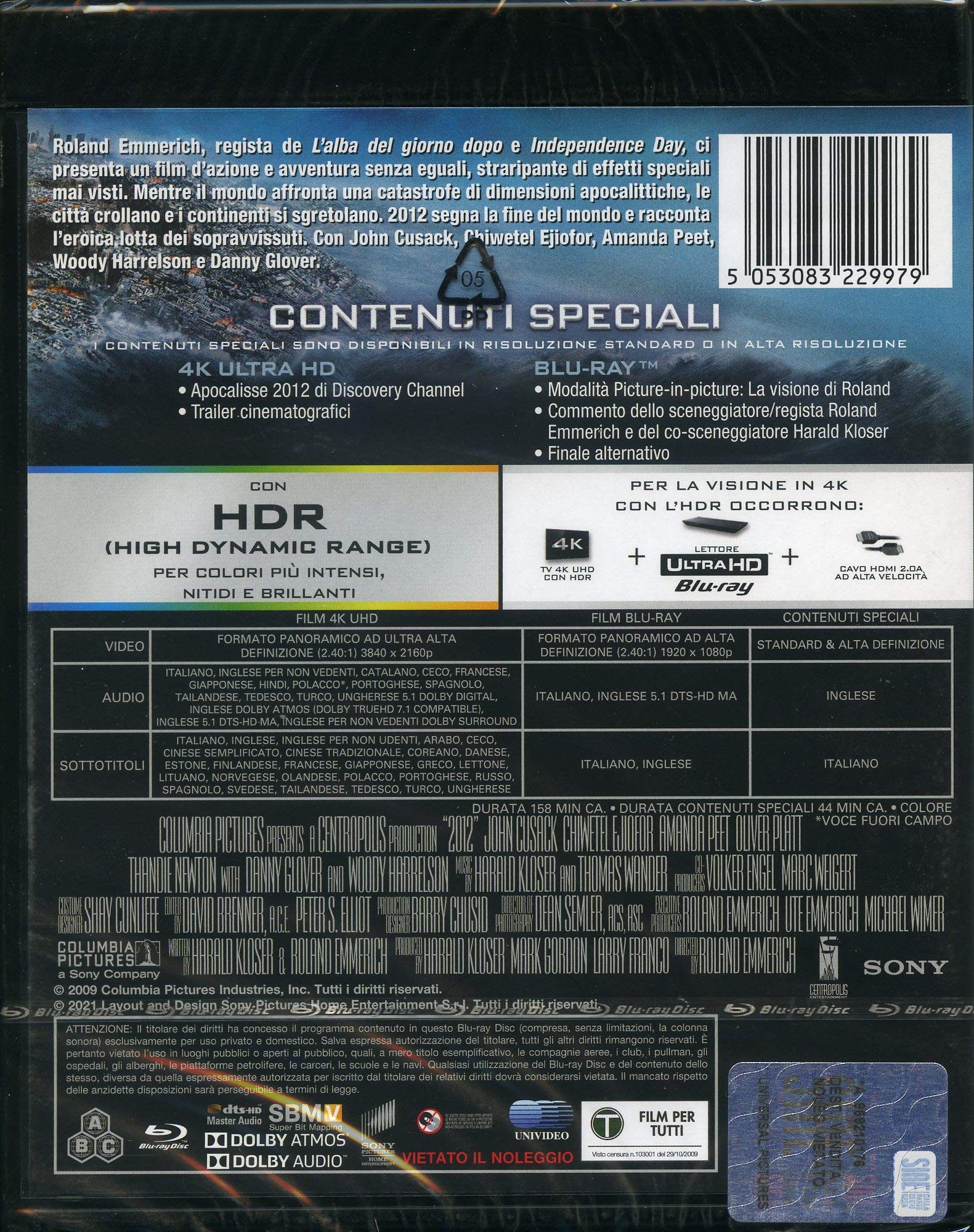 2012 (4K Ultra-HD+Blu-Ray)