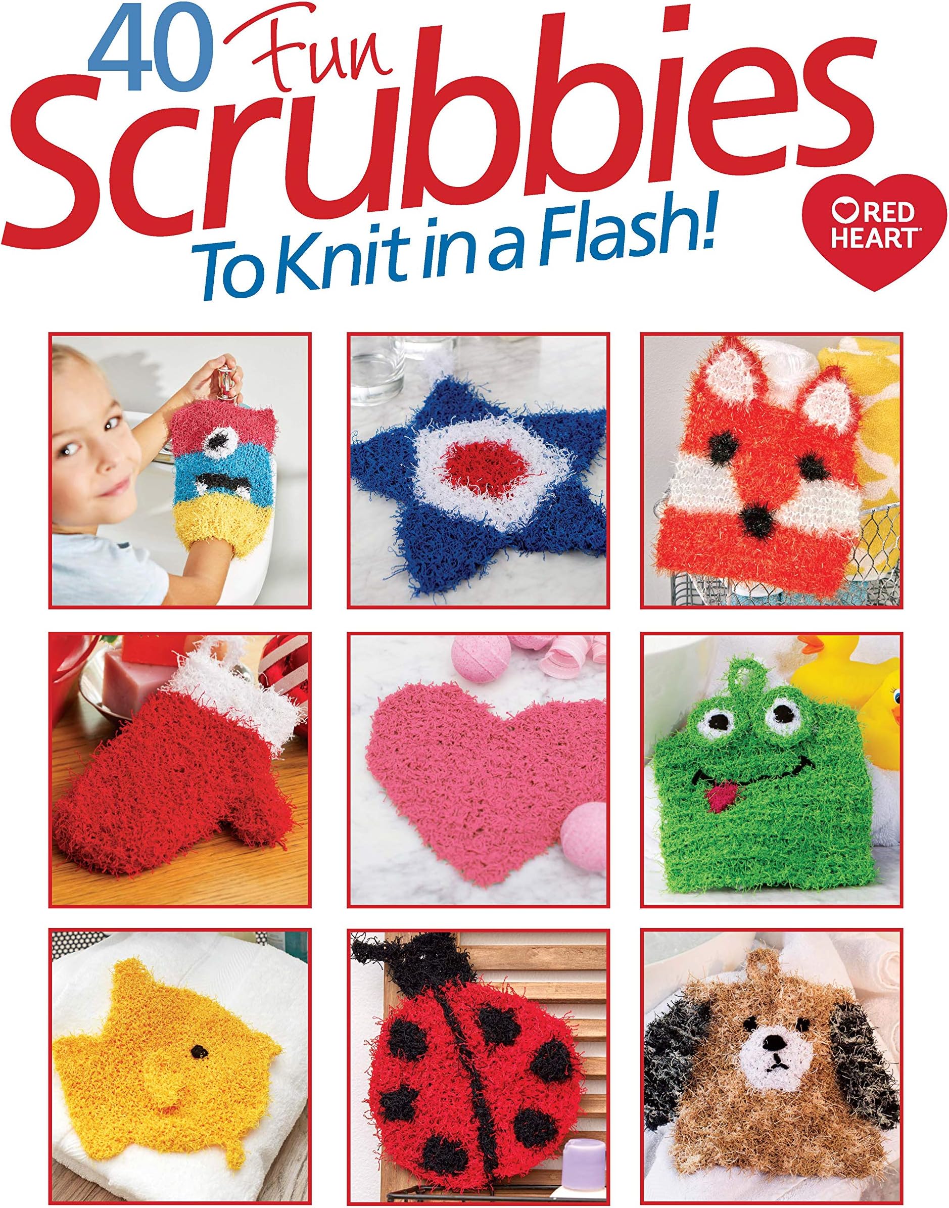 40 Fun Scrubbies to Knit in a Flash!-Create Whimsical and Unique Designs With These Simple Patterns and Helpful Tutorial Videos from Go-Crafty.com