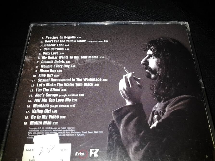 フランク・ザッパ Strictly Commercial オリジナルポスター フランク・ザッパ Strictly Commercial オリジナルポスター