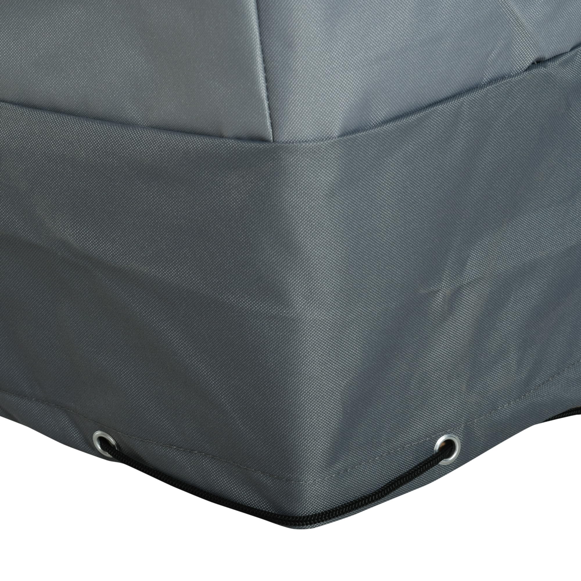 Outsunny Housse rectangulaire de patio UV pour chaises 200 x 86 x 82 cm