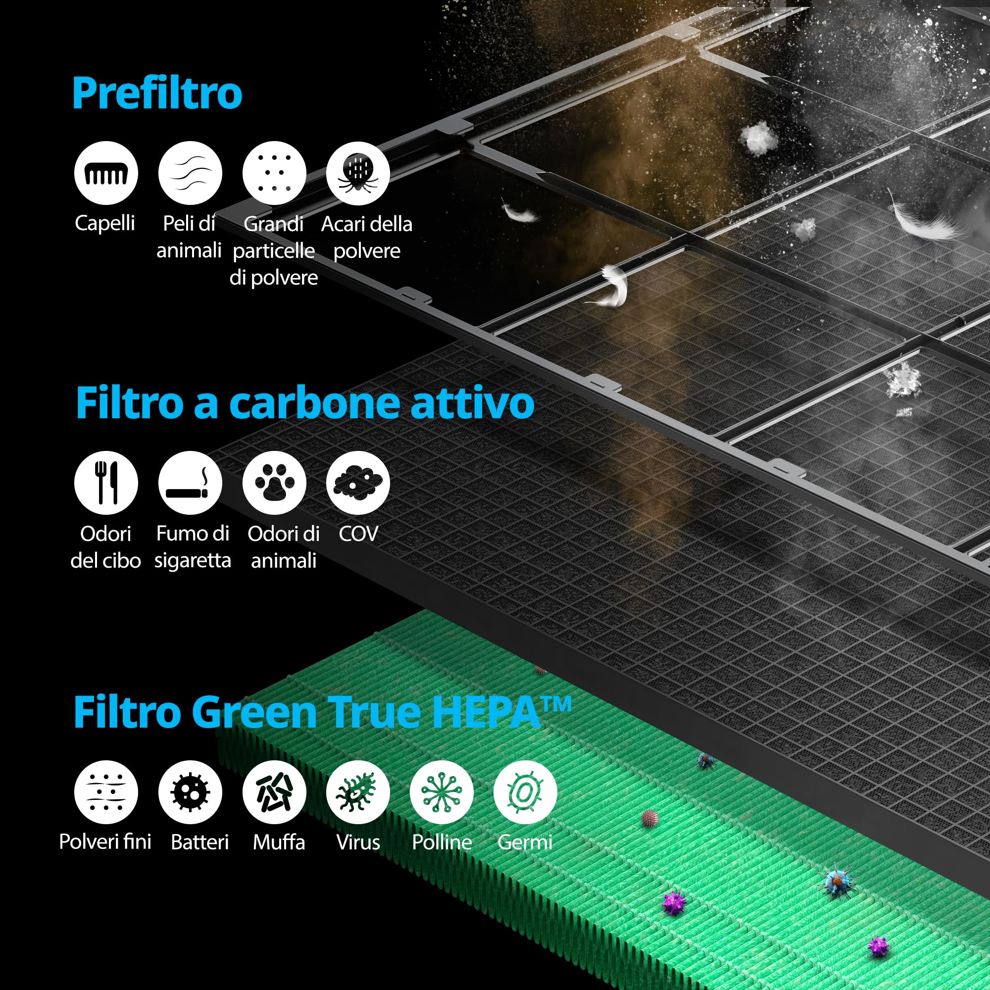 Coway Filtro MAX2 per Airmega 250/250S