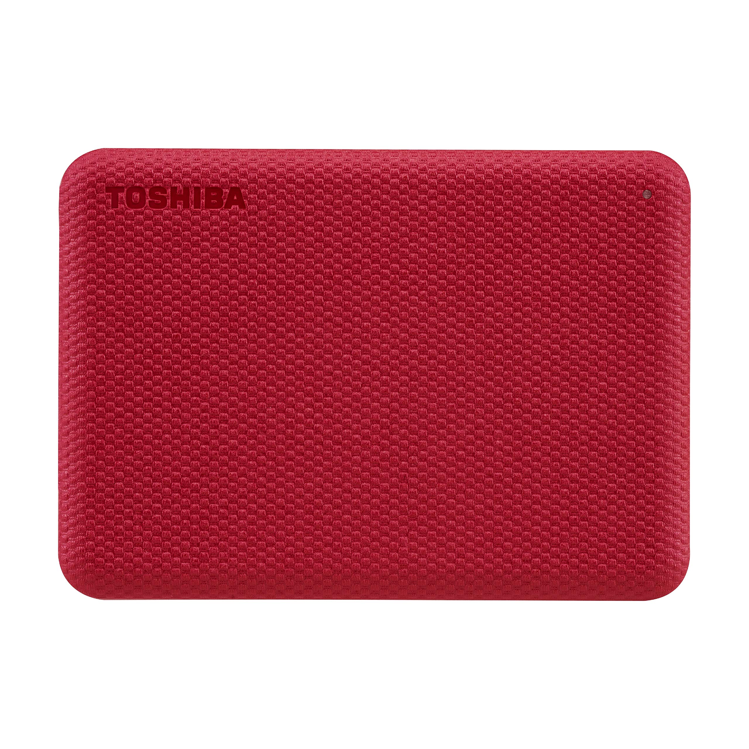 TOSHIBA Canvio Advance 2TB Portable External HDD - USB3.0 for PC Laptop Windows and Mac, 3 Years Warranty, External Hard Drive - Red
