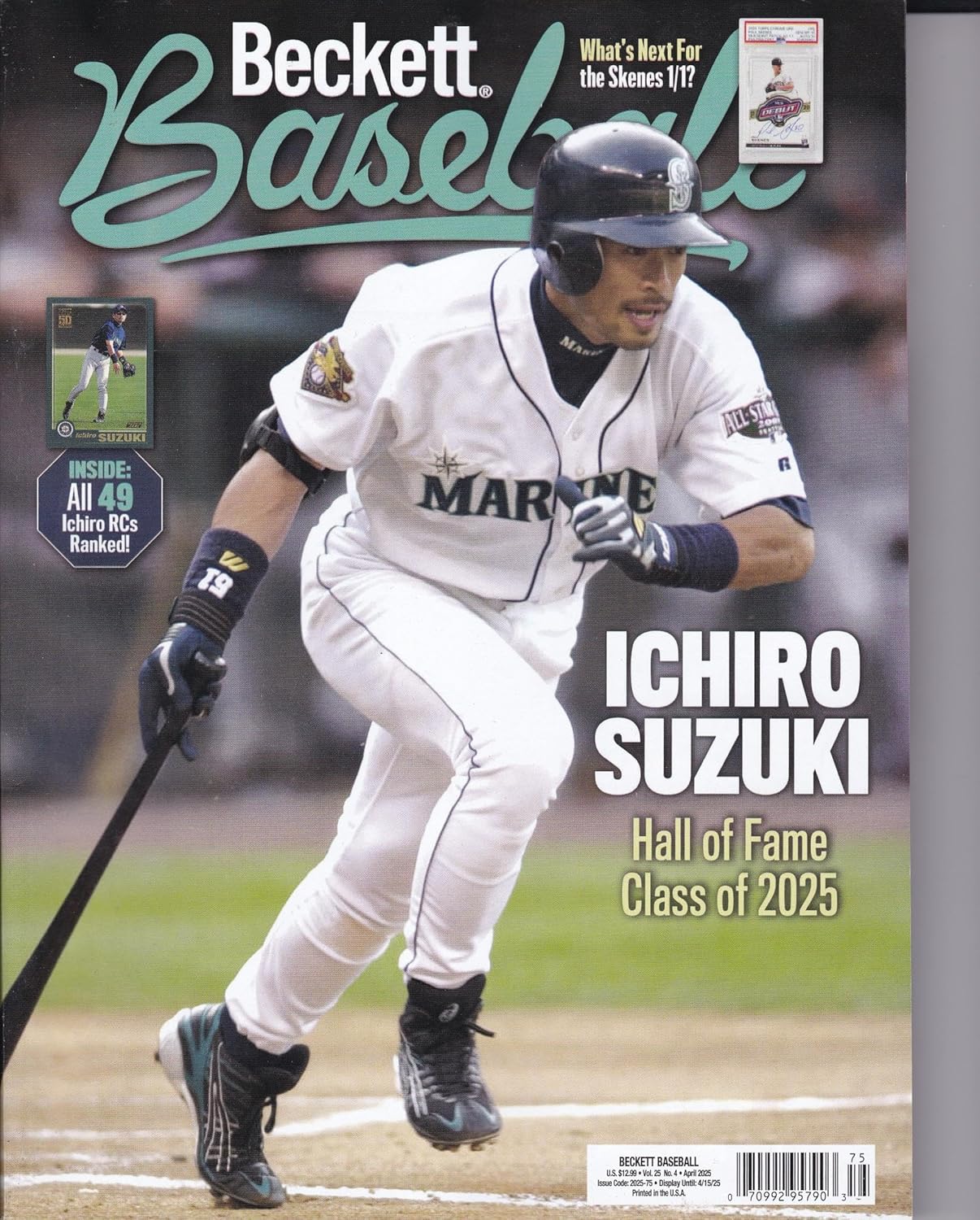 April 2025 Price Guide Baseball Price Guide Vol 25 No 4 Ichiro Suzuki Thumbnail