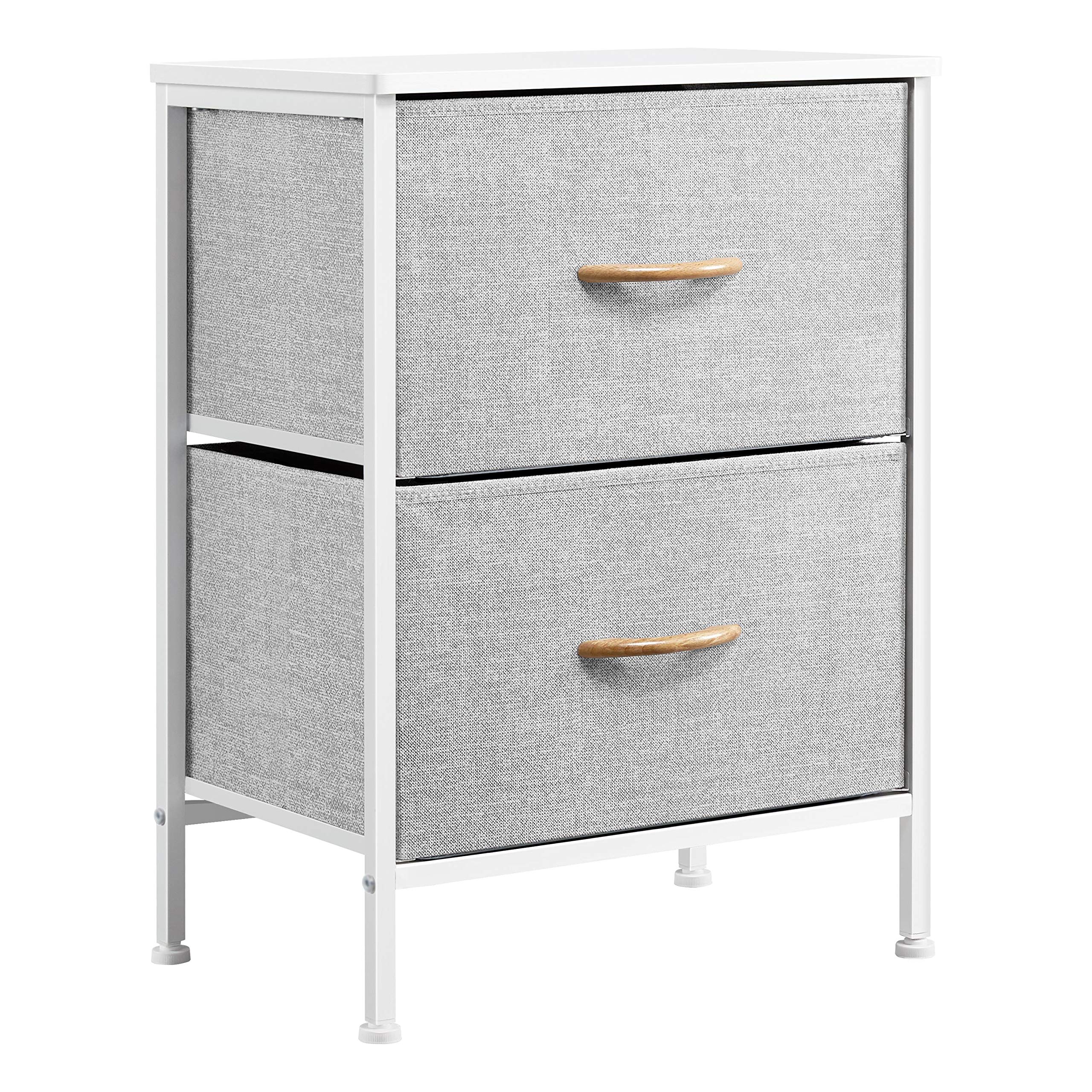 Buy Yaheetech Chest of Drawers, Bedroom Storage Units with 2 Fabric