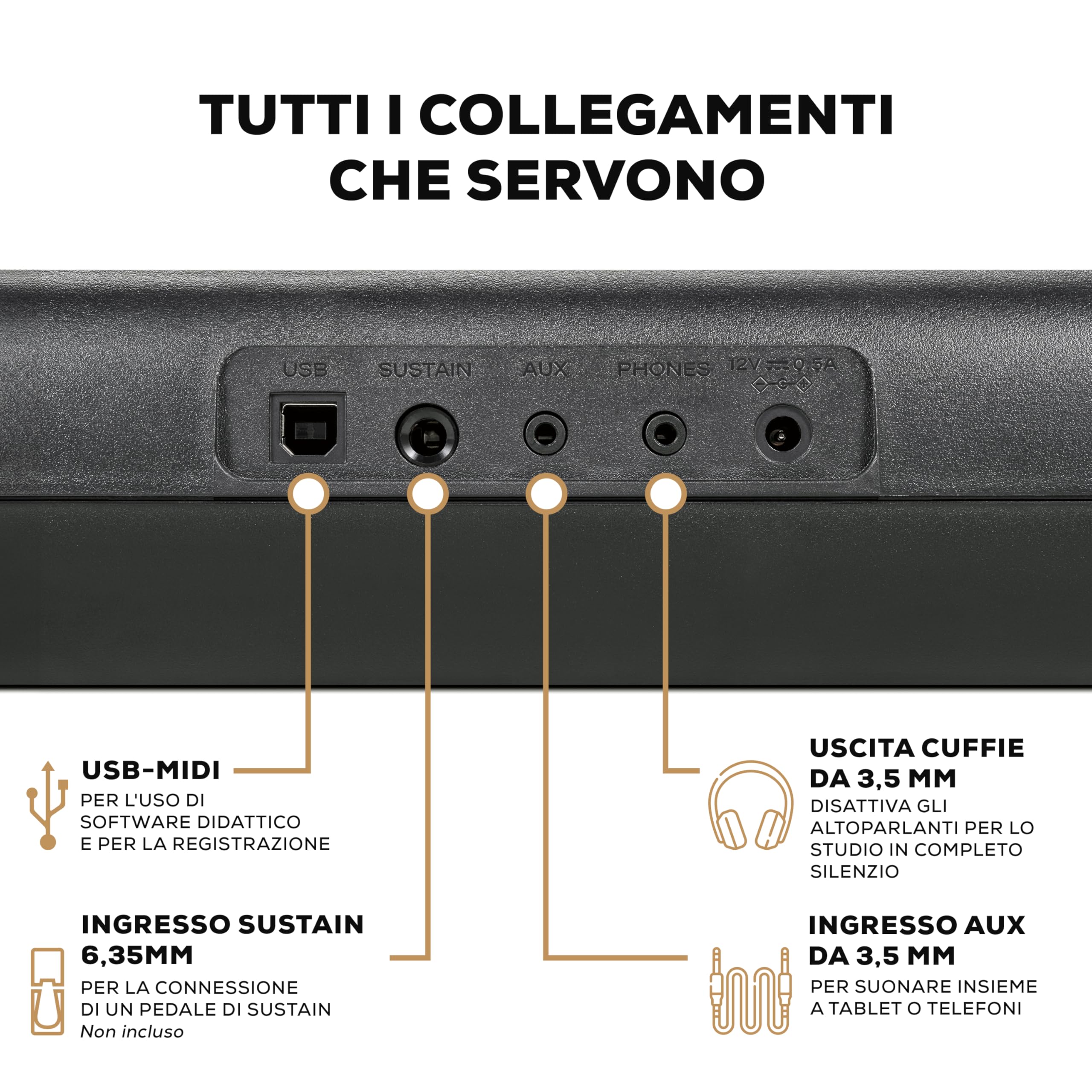 Alesis Melody 61 MK4 Tastiera Pianoforte 61 Tasti con Accessori | Portatile, 300 Voci, Modalità Split/Layer, Include Lezioni, Pianola per Scuola Media e Principianti