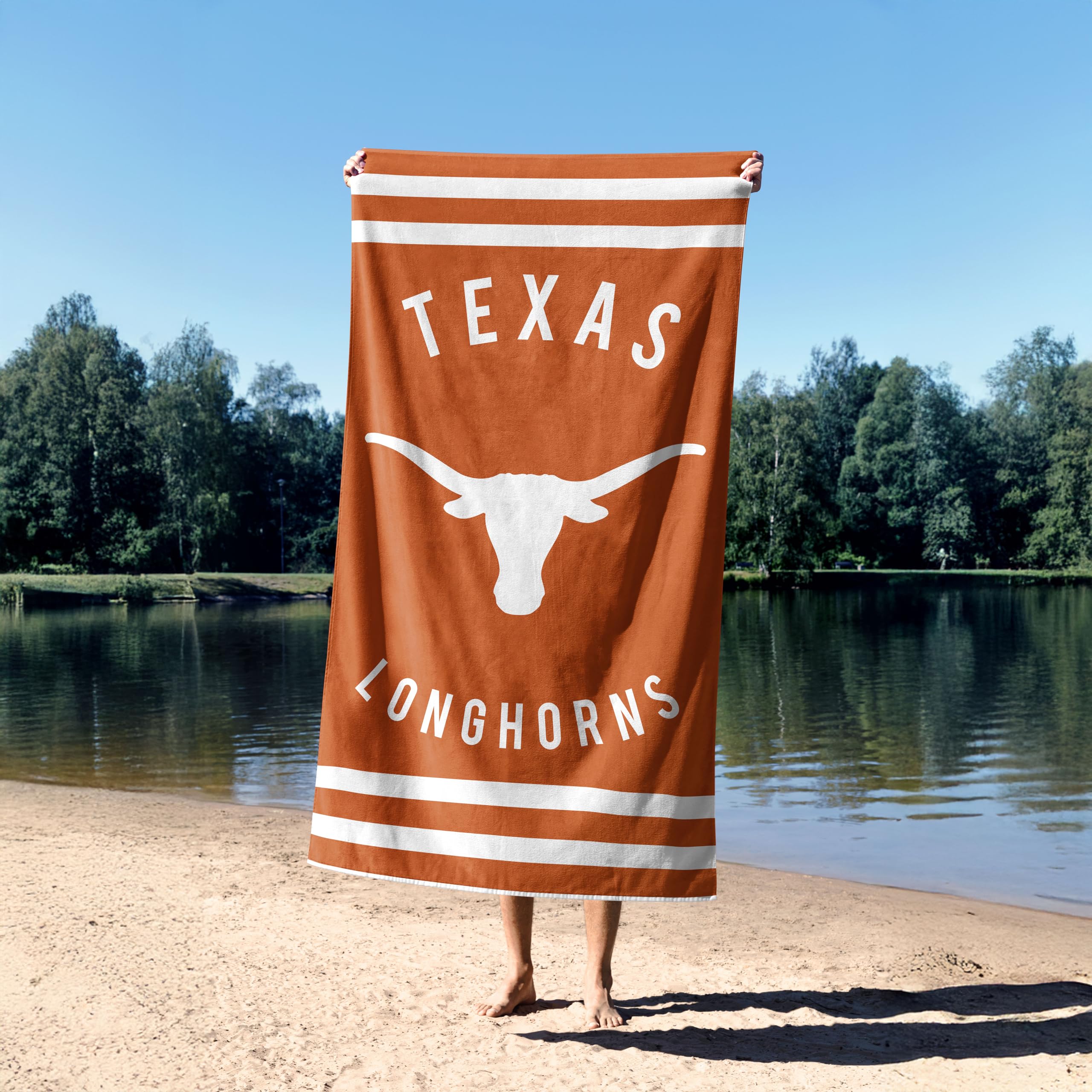 Northwest NCAA Texas Longhorns Strandtuch, 76,2 x 152,4 cm, Streifen