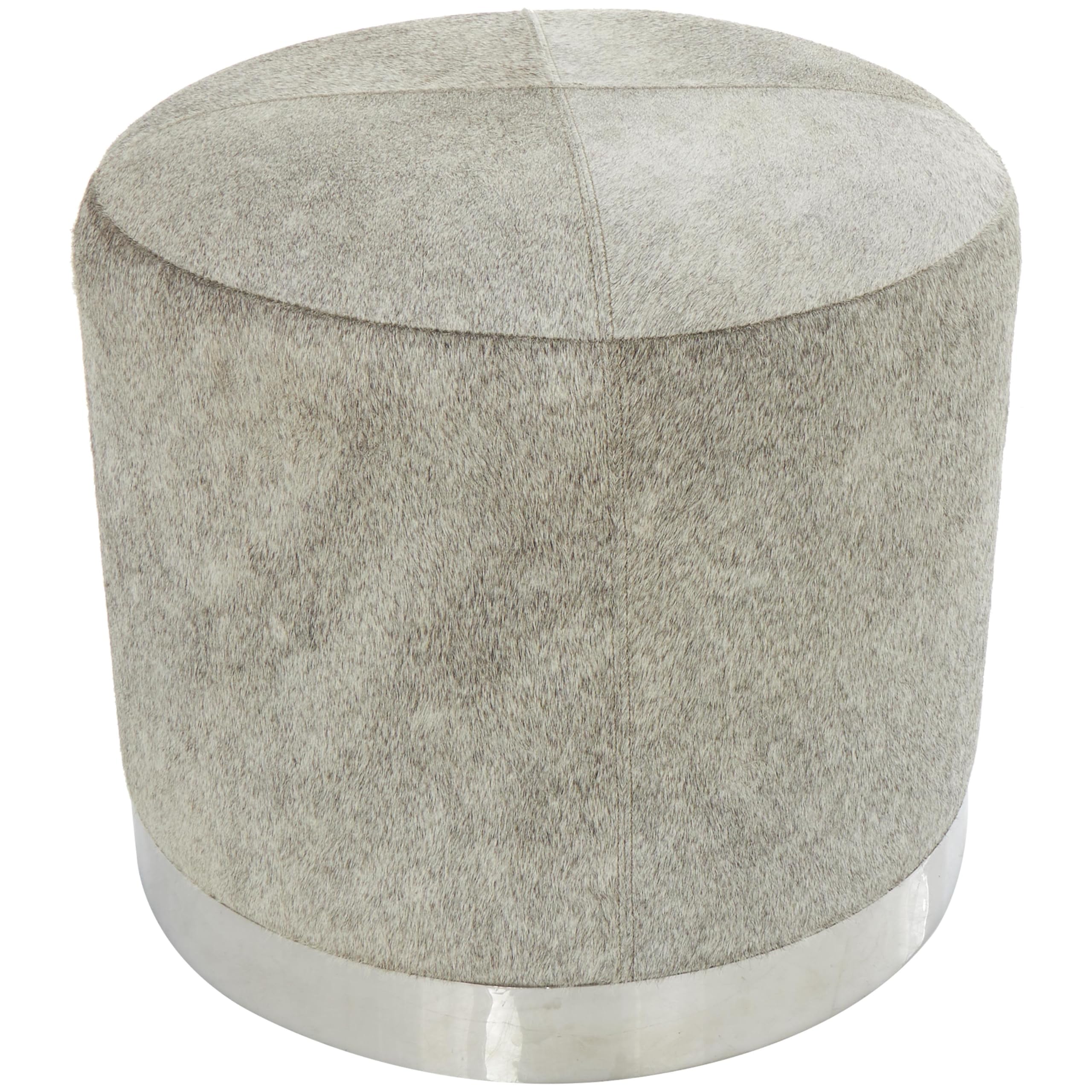 Amazon.com: Deco 79 Leather Living Room Stool Patchwork Ottoman