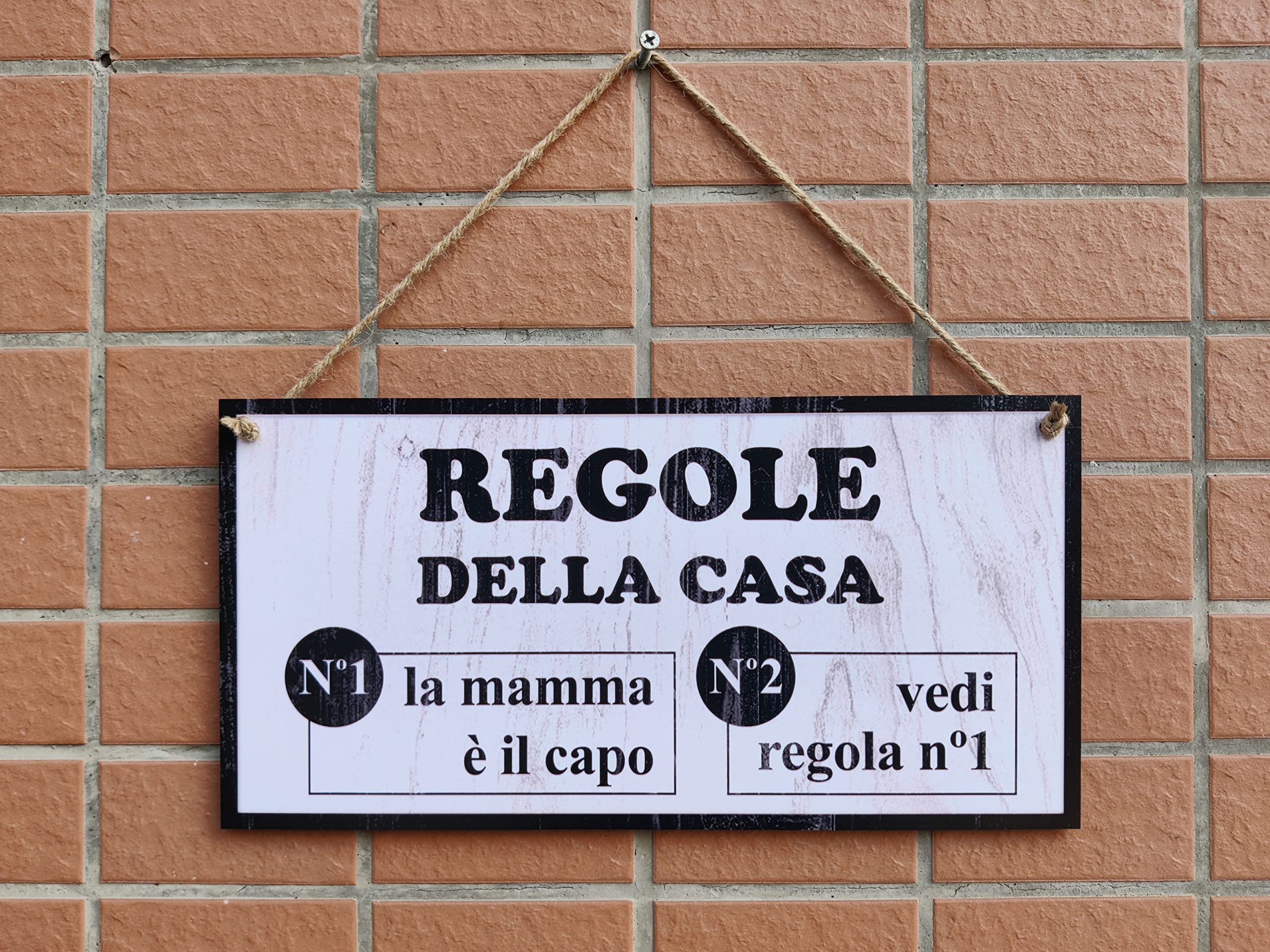 Targa con casetta - Per la casa e per te - Decorare casa - di La bo