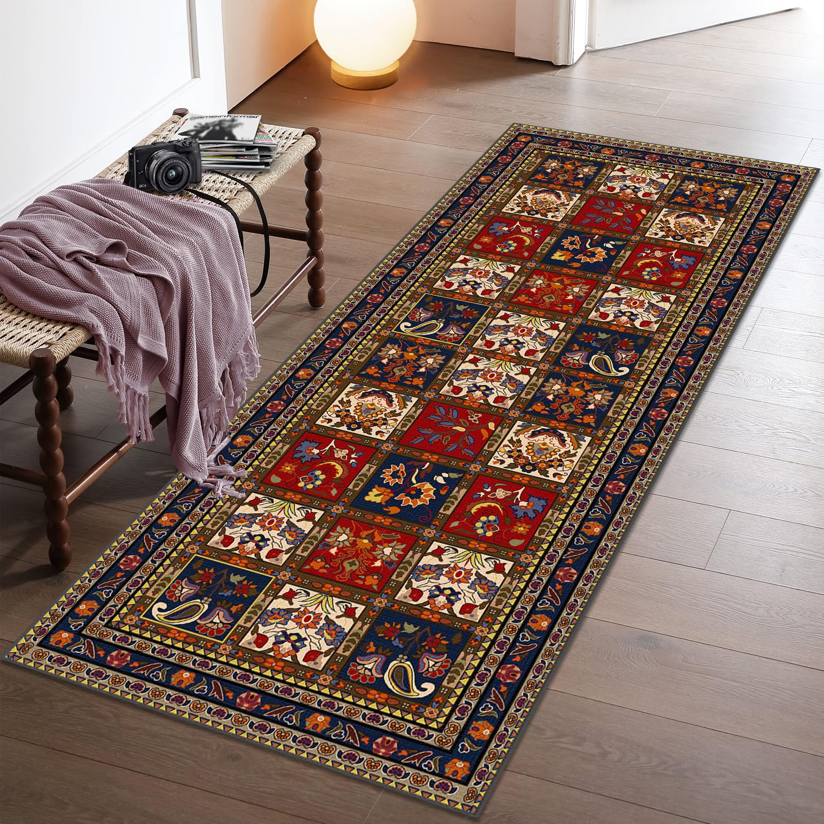 Xiaputcr Color-M134 Non Slip Kitchen Runner Rugs Carpet Runners For Hallways Long Hall Carpet Runners Washable Carpet Floor Mat Entrance Runner For Hallway Entryway Absorbent Area Rugs For Laundry Room 40 X 130 Cm