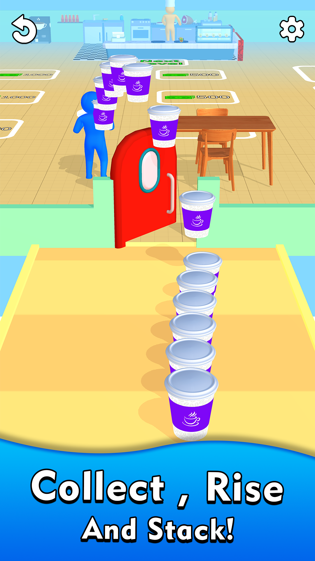 Coffee Sticky Stack! Coffee Stacking Game Stack of Cups Challenge Idle ...