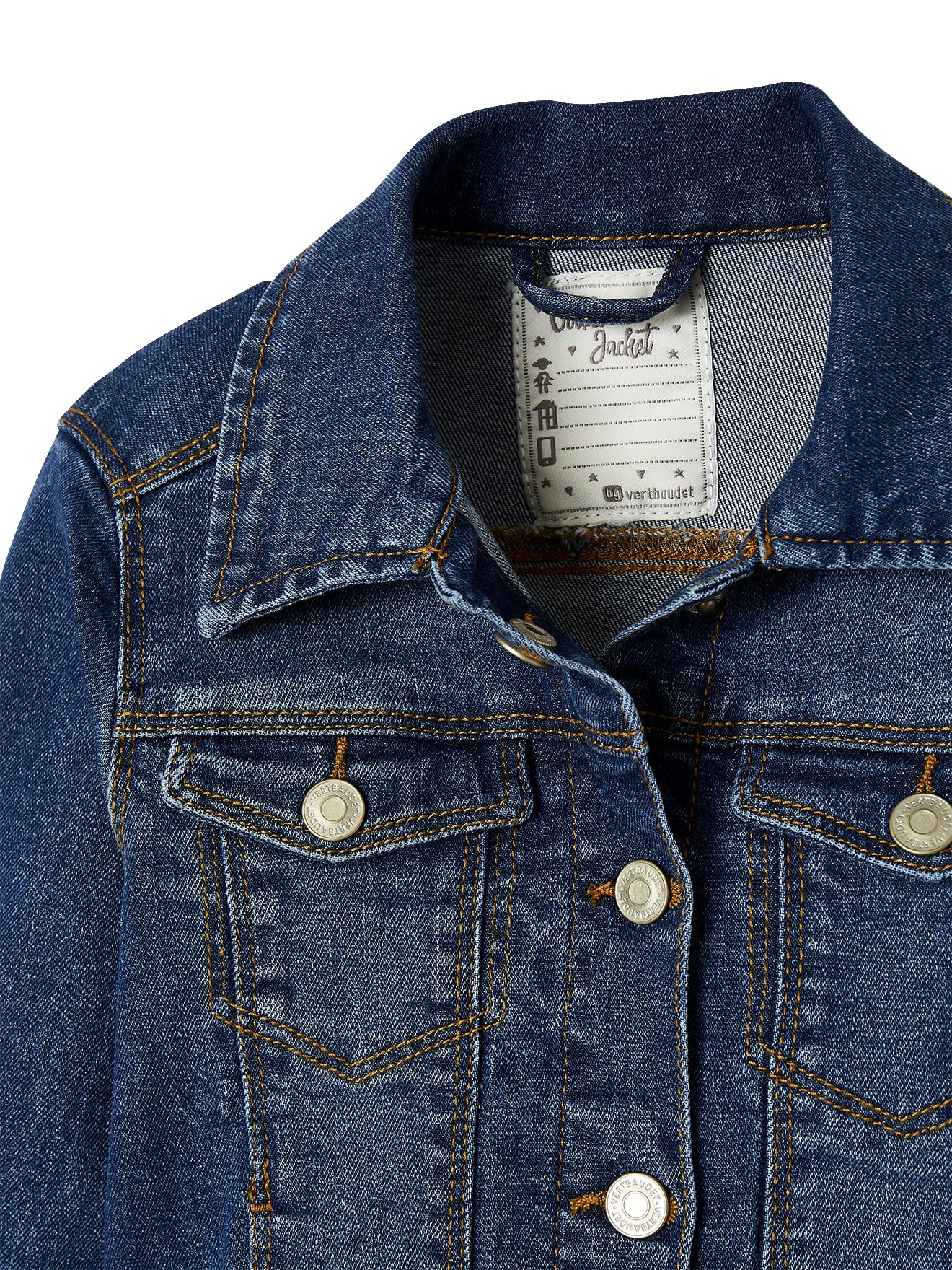 VERTBAUDET Veste en jean fille