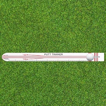 Golf Putting Alignment Training Aid for Putting Green | Indoor & Outdoor Golf Putting Trainer,Come with Golf Ball & Putting Ring Plastic Putting Alignment Rail